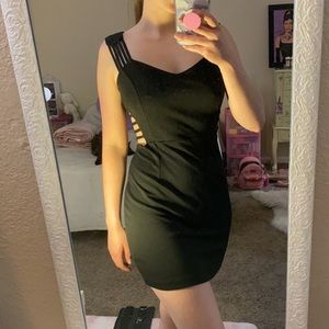 Black Cocktail Dress w/ Cutout sides